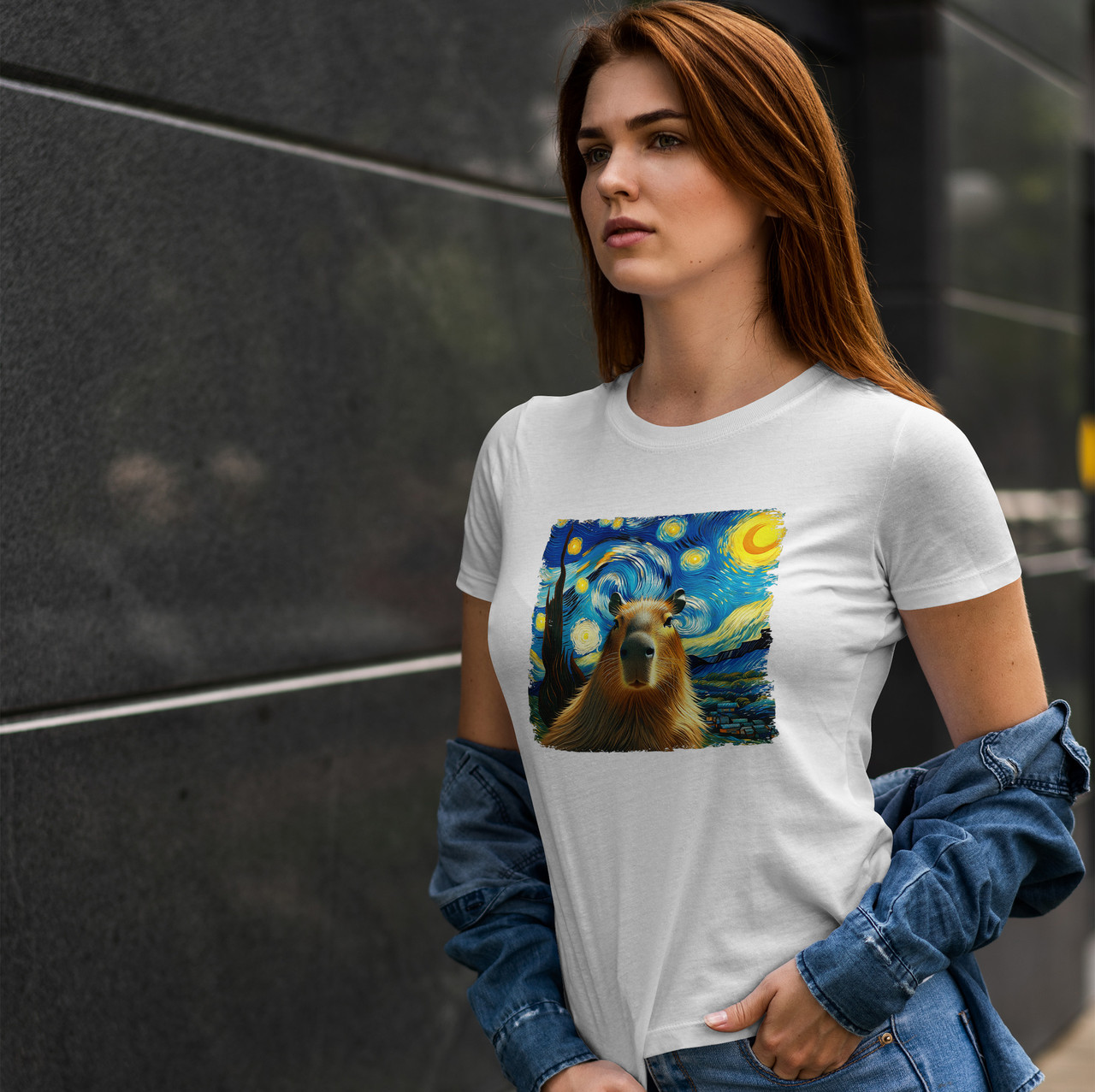 Жіноча футболка Capybara – 010