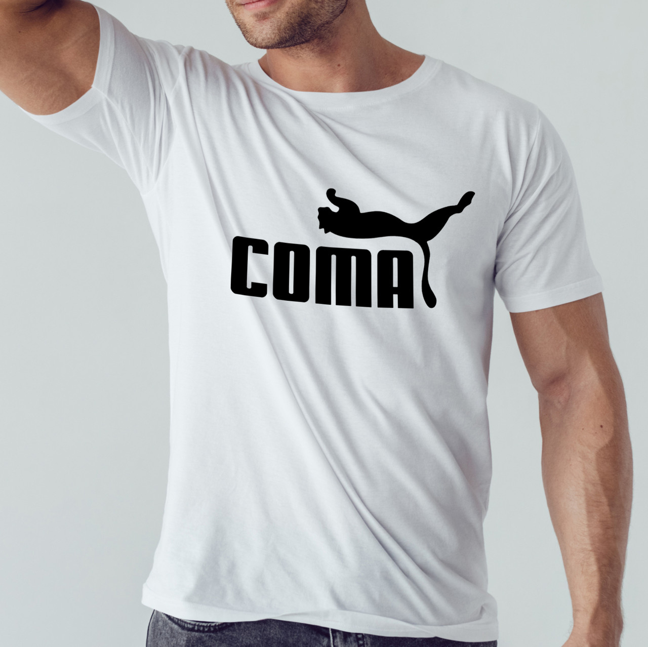 Футболка чоловіча "coma" Білий, M