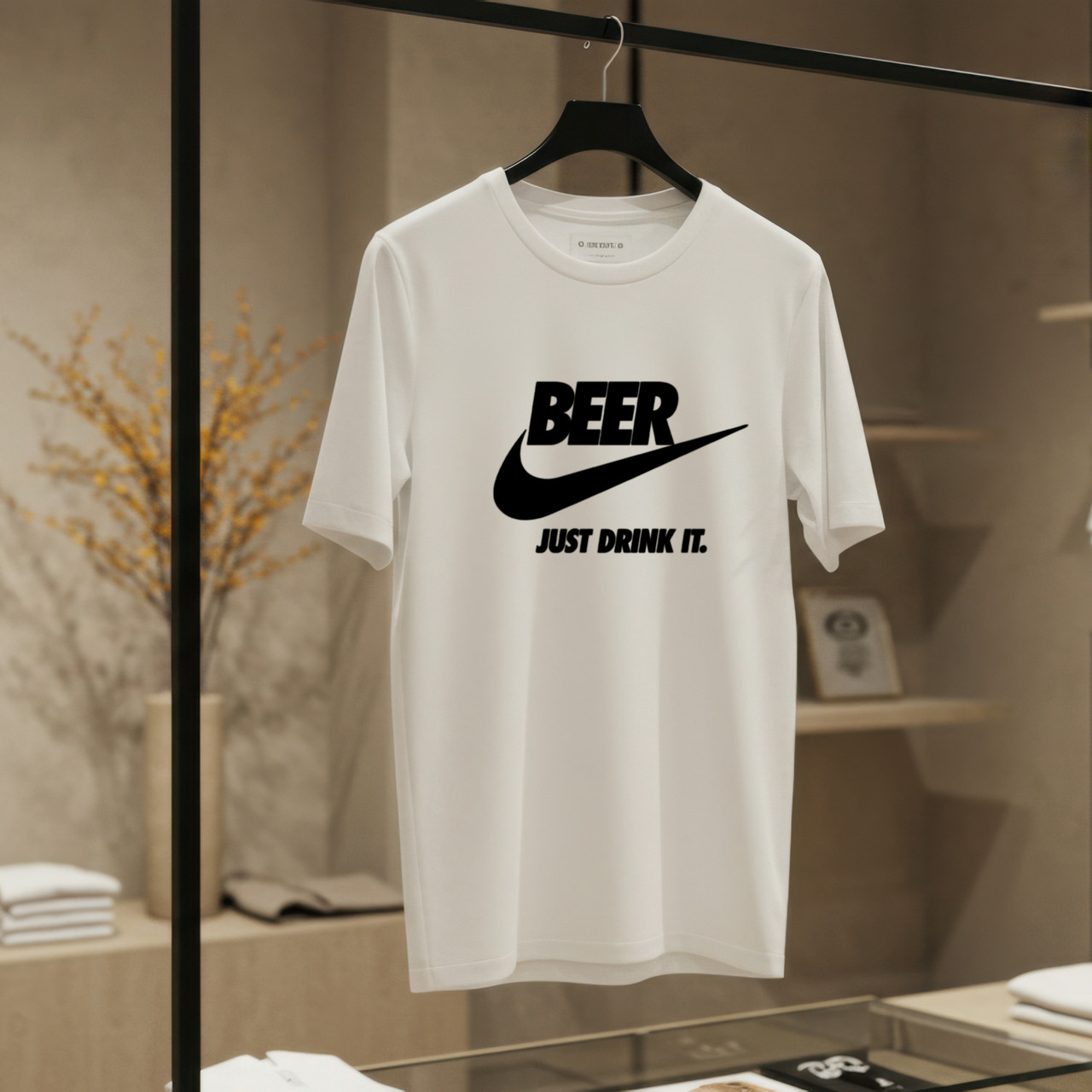 Футболка чоловіча "BEER Just Drink It"