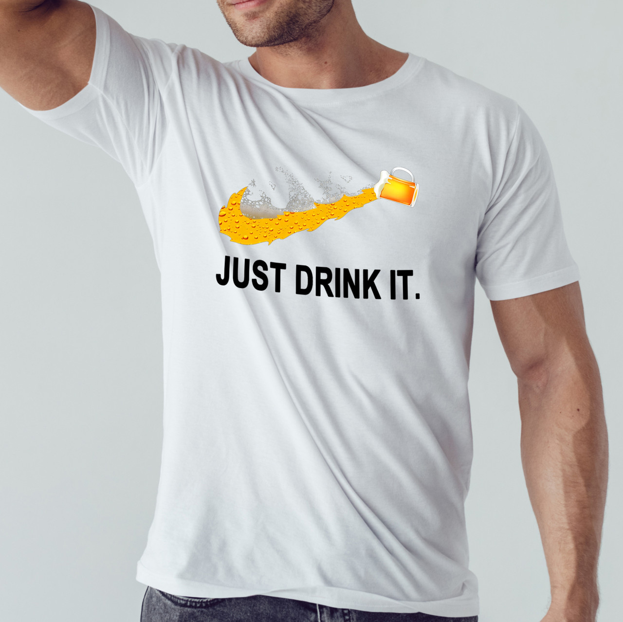 Футболка чоловіча "BEER – Just Drink It" - 002
